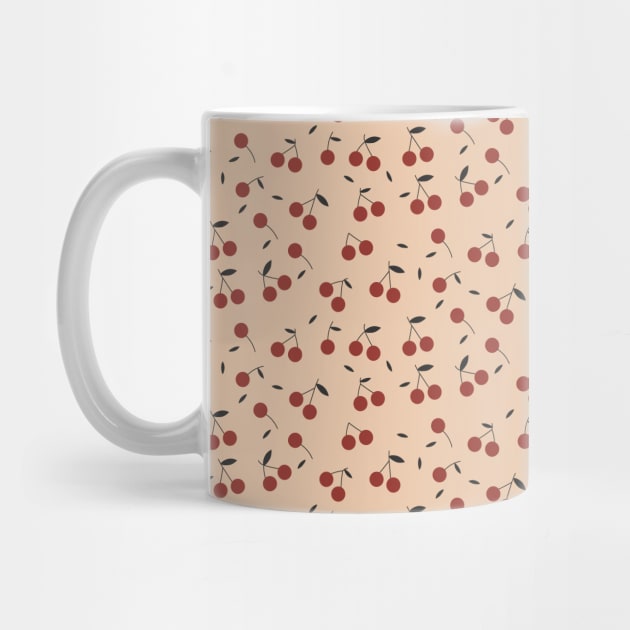 Vintage Cherries Pattern by Colorable